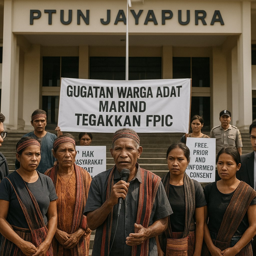 Gugatan Warga Adat Marind di PTUN Jayapura: Ujian Bagi Prinsip Free, Prior, and Informed Consent