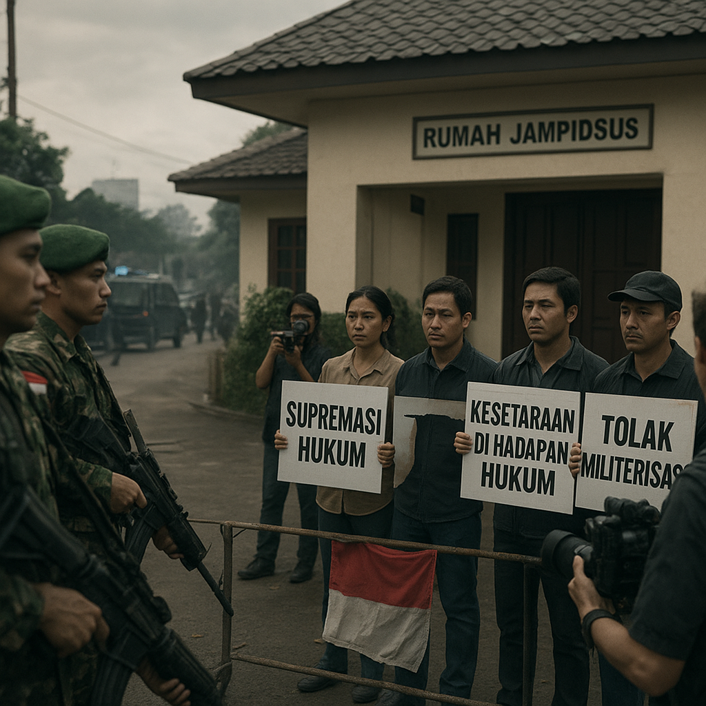 Rumah Jampidsus Dijaga TNI dan Bahaya 'Civil War' ala Avengers