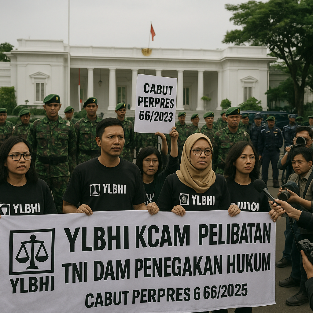 YLBHI Kecam Pelibatan TNI dalam Penegakan Hukum, Desak Presiden Cabut Perpres 66/2025