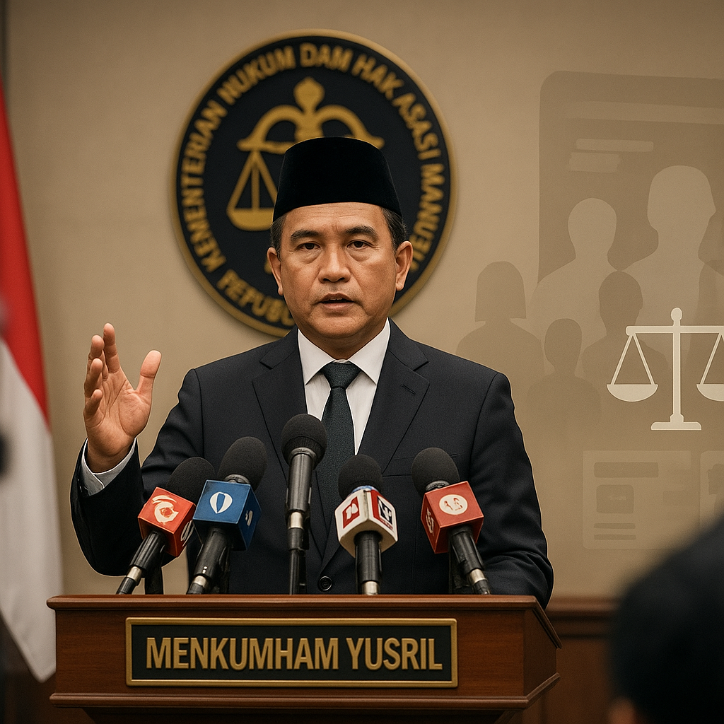 Menkumham Yusril Tegaskan Perpres 111/2025 Bukan Dasar Persekusi, Tegakkan Prinsip HAM dalam Kebijakan Pertahanan