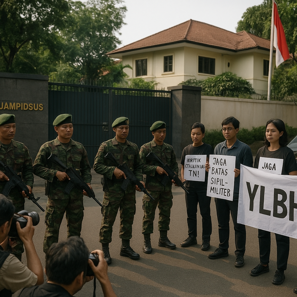 YLBHI Kritik TNI yang Jaga Rumah Jampidsus Kejagung: Ada Ancaman Bersenjata Serang Kejaksaan?