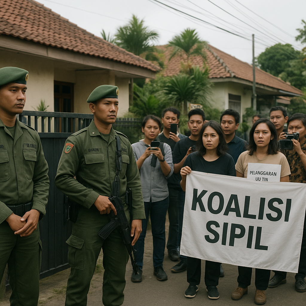 Koalisi Sipil: Prajurit TNI Jaga Rumah Jampidsus Keliru dan Langgar UU TNI