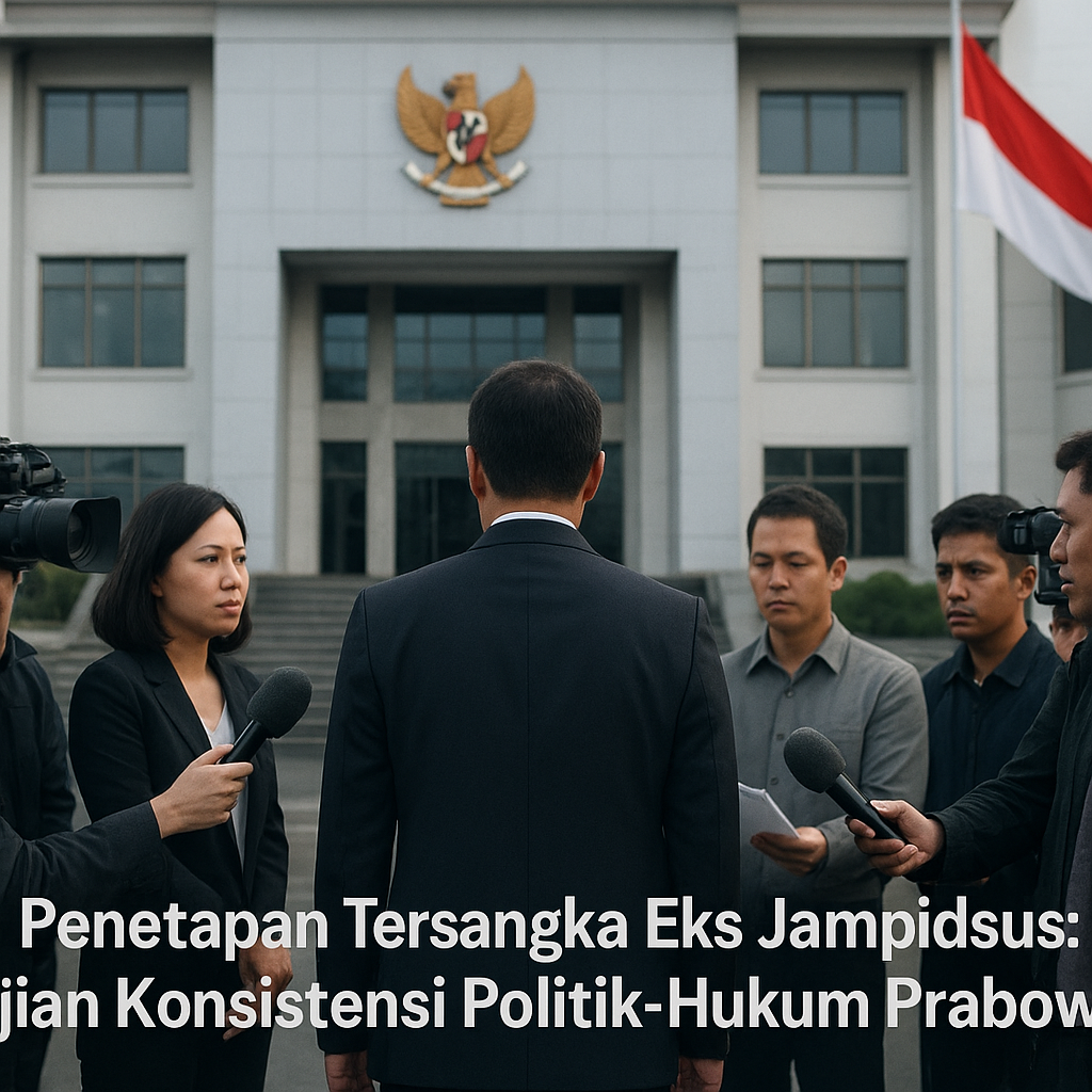Penetapan Tersangka Eks Jampidsus Ujian Konsistensi Politik-Hukum Prabowo