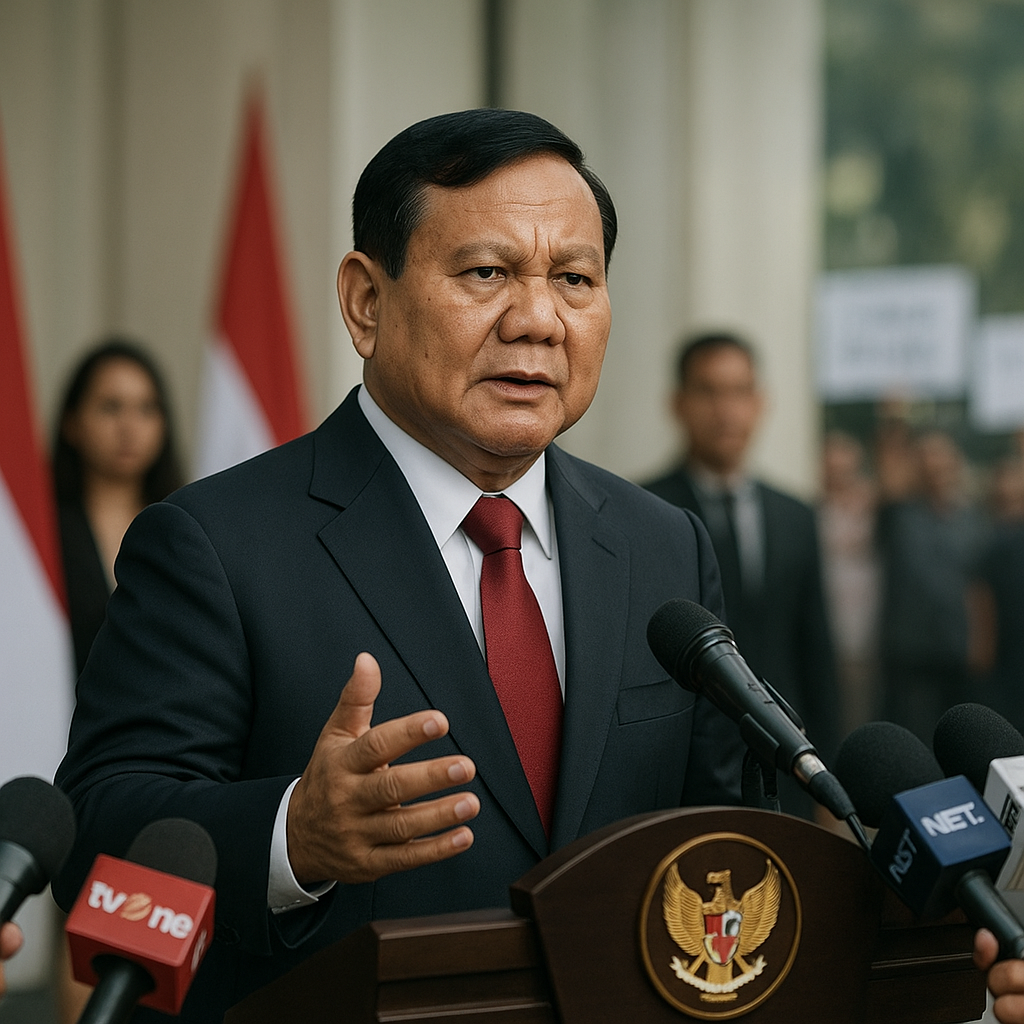 Prabowo Kecam Pemimpin Provokator Ajak Bakar-bakar: Saya Percaya Hukum Karma