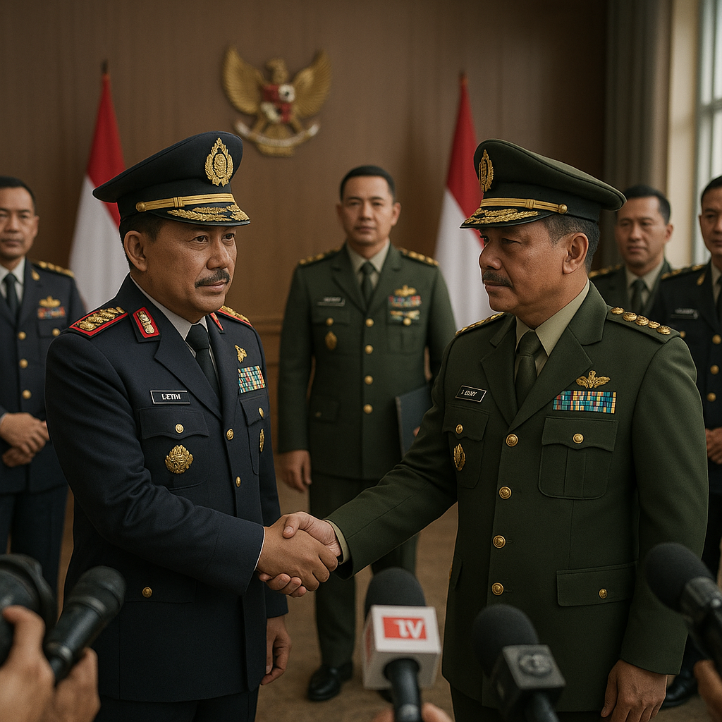 Boyong Petinggi Mabes, Kapolri Temui Panglima TNI: Ada yang Berusaha Pecah Belah Sinergitas!