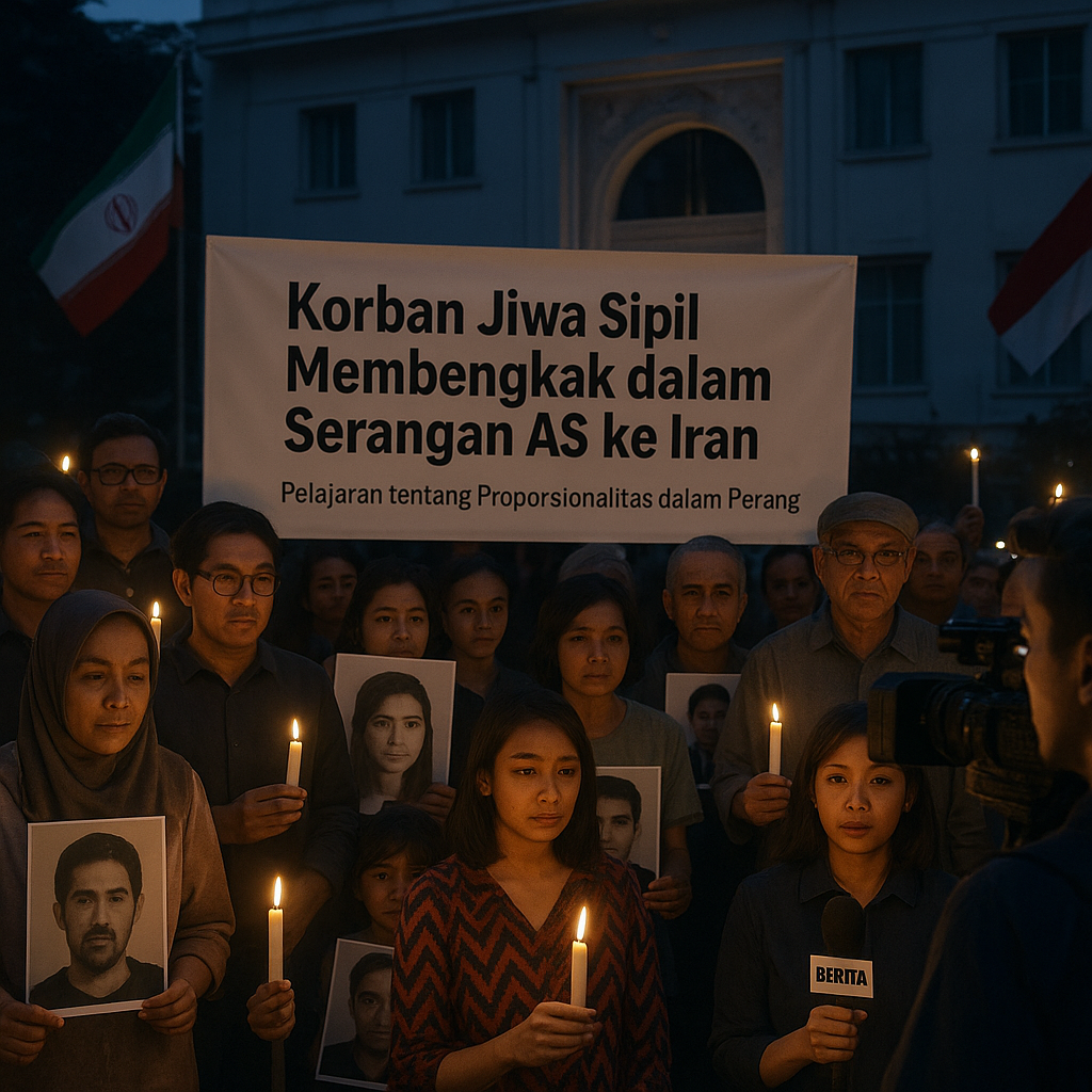 Korban Jiwa Sipil Membengkak dalam Serangan AS ke Iran: Pelajaran tentang Proporsionalitas dalam Perang