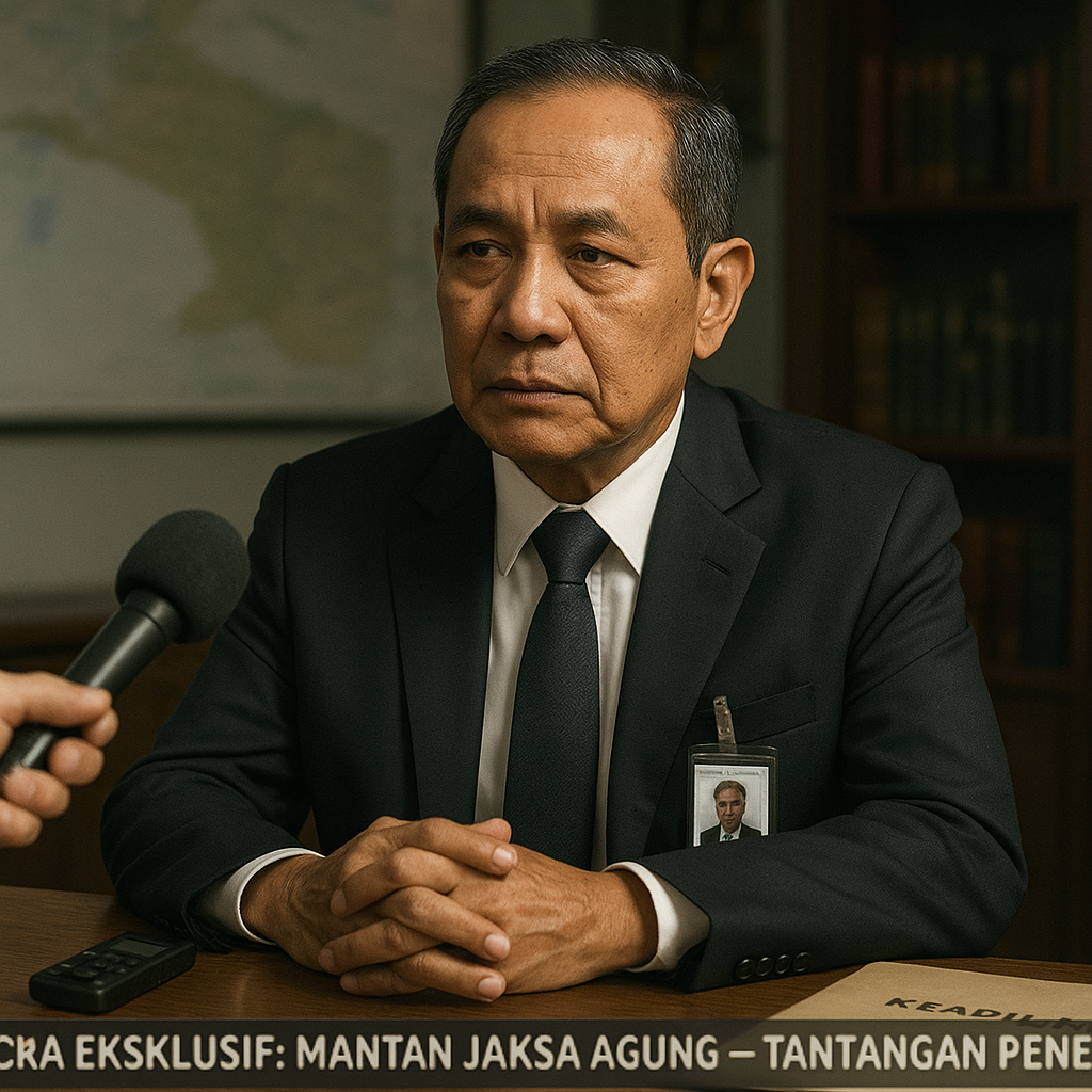 Wawancara Eksklusif: Mantan Jaksa Agung Bicara Tantangan Penegakan Hukum di Daerah Konflik