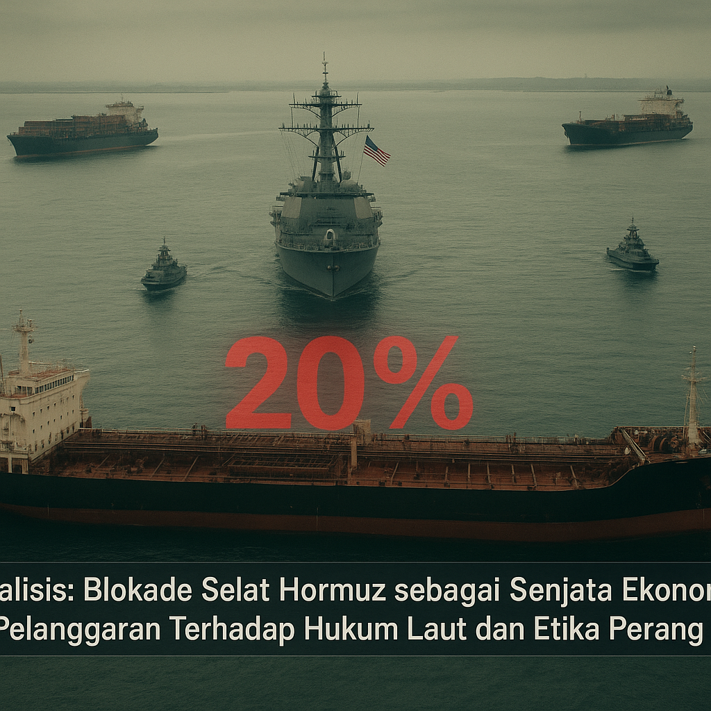 Analisis: Blokade Selat Hormuz sebagai Senjata Ekonomi—Pelanggaran Terhadap Hukum Laut dan Etika Perang