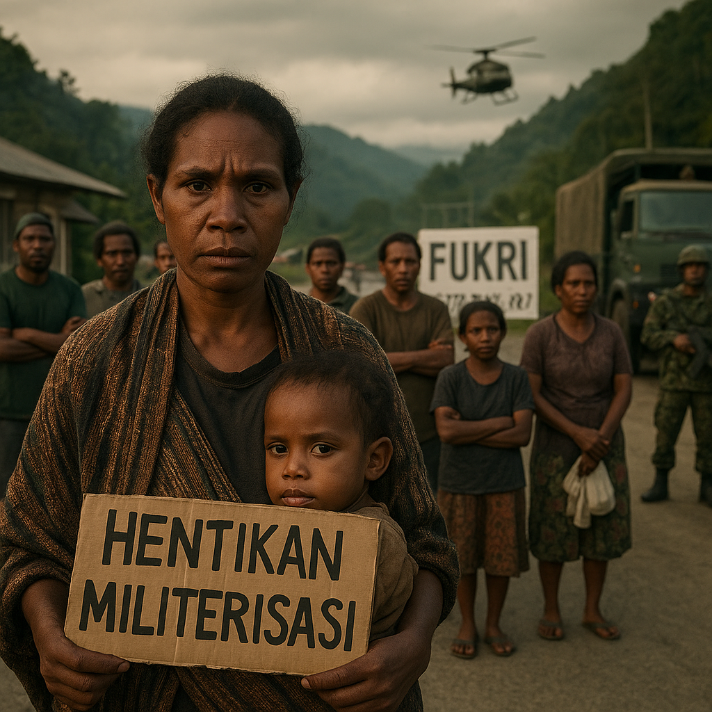 Krisis Kemanusiaan Papua Belum Usai, FUKRI Desak Pemerintah Hentikan Militerisasi