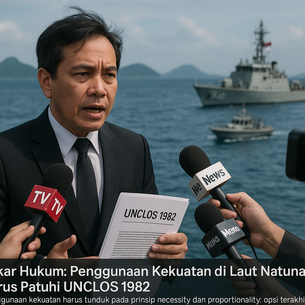 Pakar Hukum: Penggunaan Kekuatan di Laut Natuna Harus Patuhi UNCLOS 1982