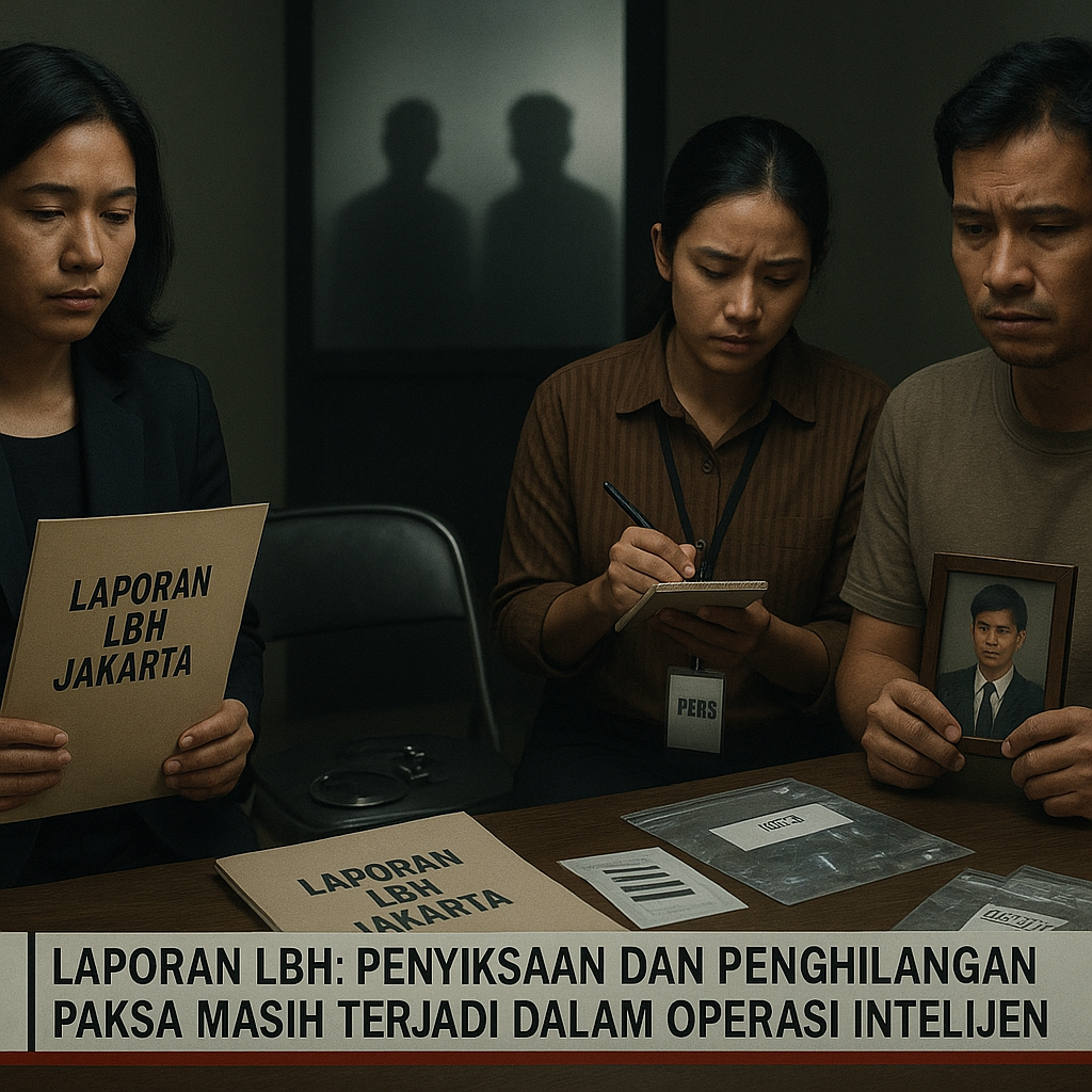 Laporan LBH: Penyiksaan dan Penghilangan Paksa Masih Terjadi dalam Operasi Intelijen