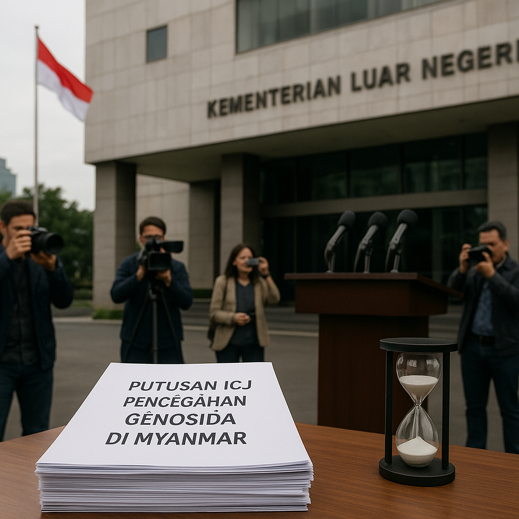 Indonesia Dinilai Lamban Implementasikan Putusan ICJ soal Kejahatan Perang di Myanmar