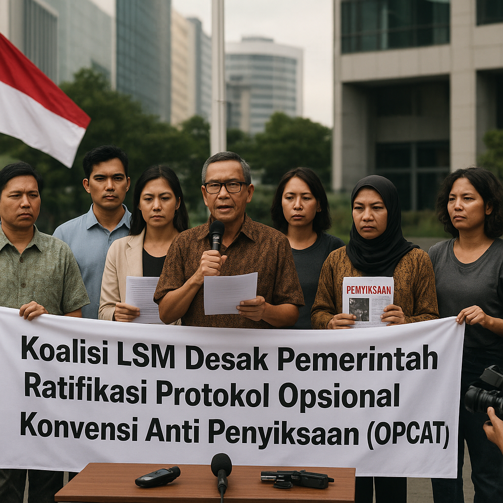 Koalisi LSM Desak Pemerintah Ratifikasi Protokol Opsional Konvensi Anti Penyiksaan