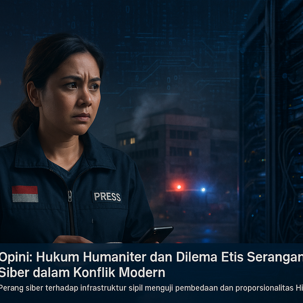 Opini: Hukum Humaniter dan Dilema Etis Serangan Siber dalam Konflik Modern