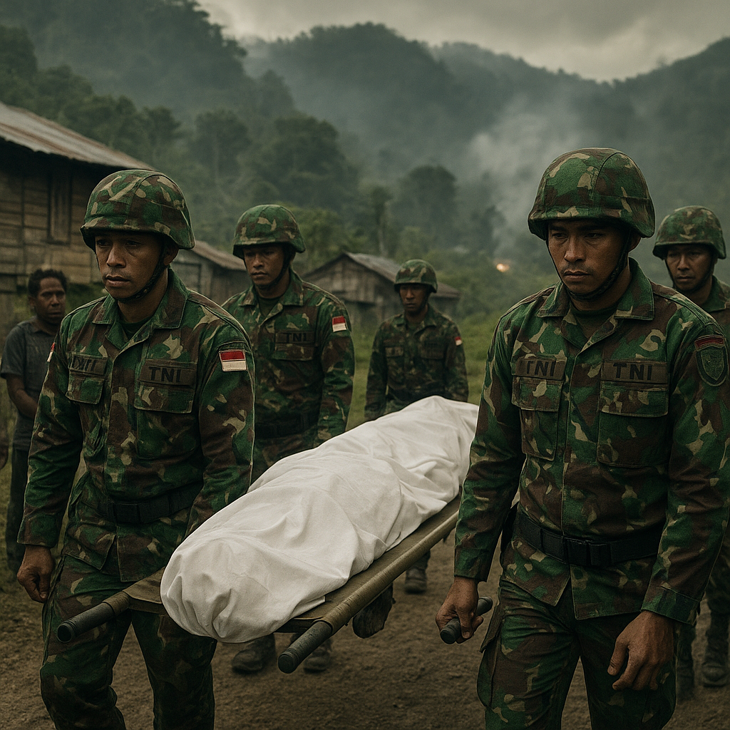 Di Tengah Kontak Tembak, Koops TNI Habema Evakuasi 2 Korban Sipil di Yahukimo