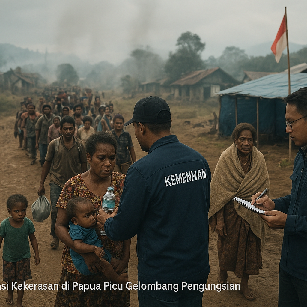 Eskalasi Kekerasan di Papua Picu Gelombang Pengungsian, KemenHAM Desak Perlindungan Warga