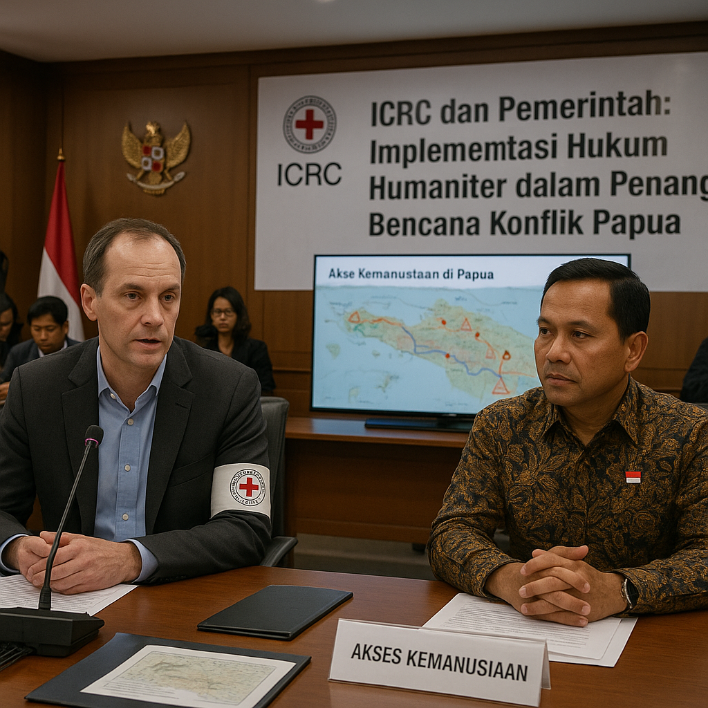 ICRC dan Pemerintah Bahas Implementasi Hukum Humaniter dalam Penanganan Bencana Konflik Papua