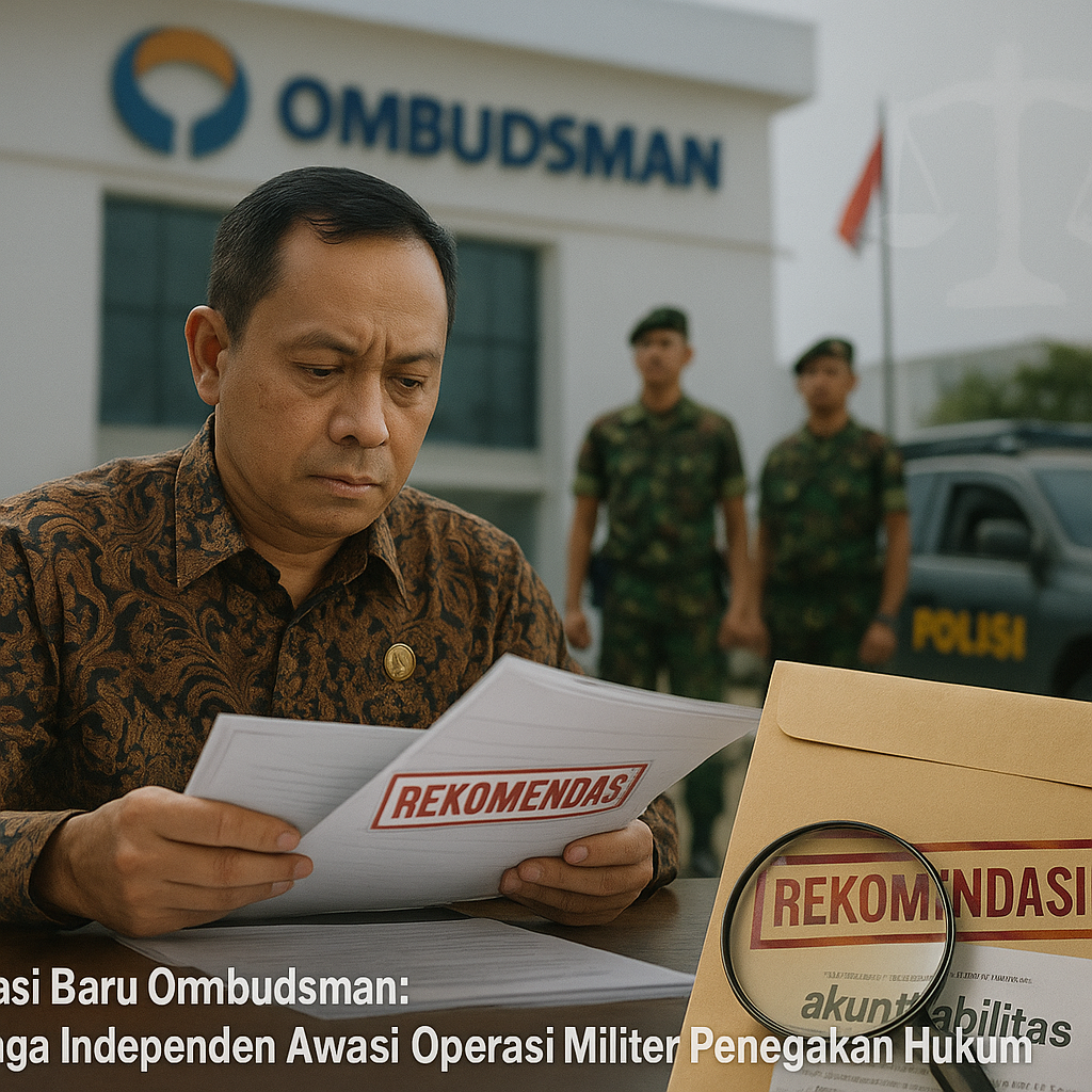 Rekomendasi Baru Ombudsman: Perlu Lembaga Independen Awasi Operasi Militer Penegakan Hukum