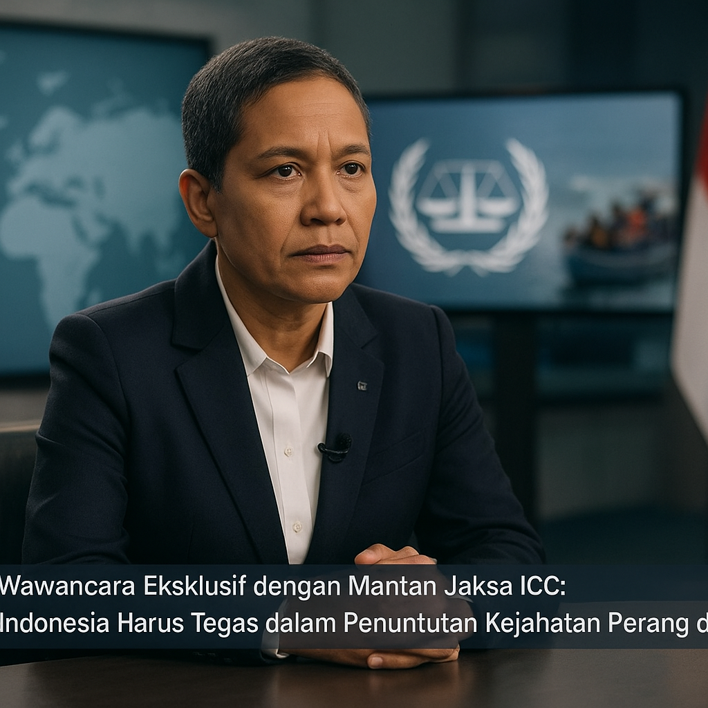 Wawancara Eksklusif dengan Mantan Jaksa ICC: Indonesia Harus Tegas dalam Penuntutan Kejahatan Perang di Myanmar