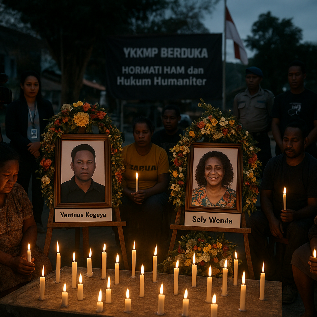 YKKMP Berduka atas Tewasnya Yentinus Kogeya dan Sely Wenda, Minta Semua Pihak Hormati HAM dan Hukum Humaniter