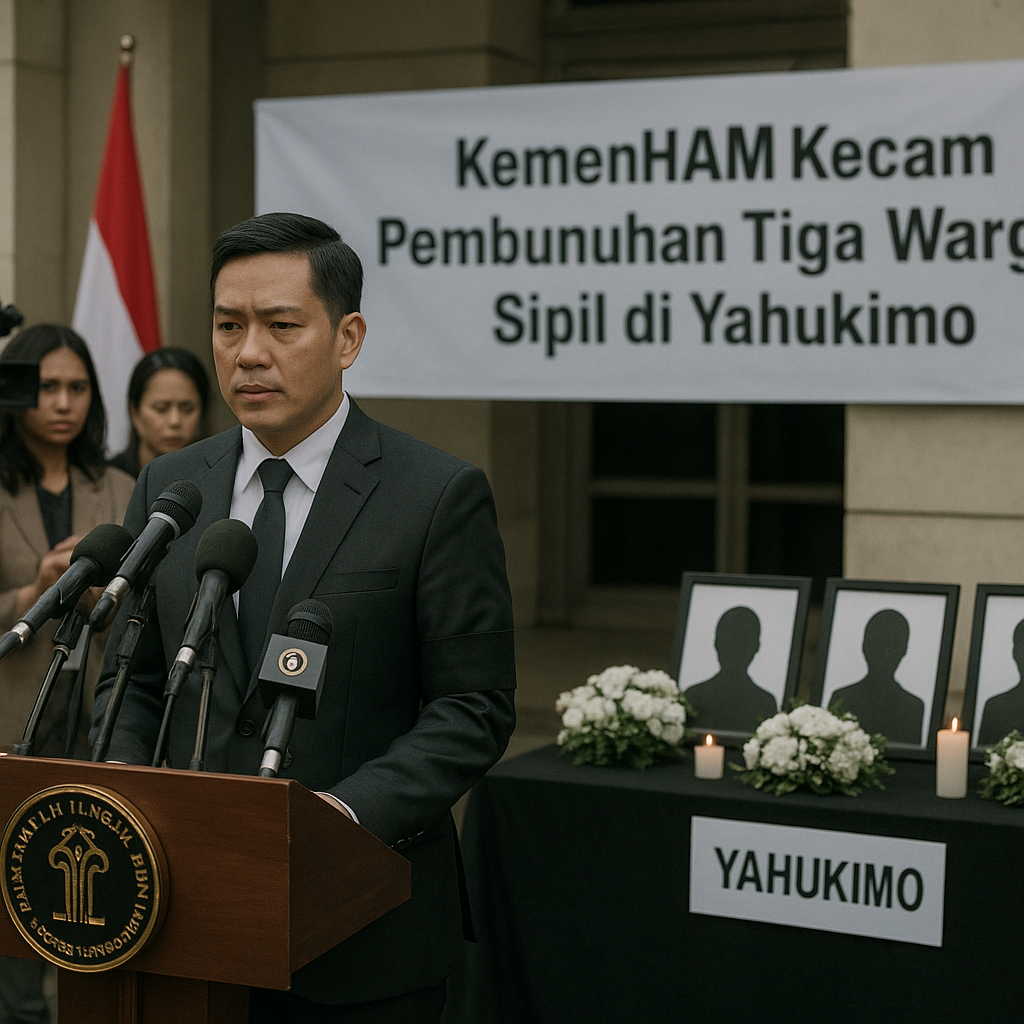 KemenHAM Kecam Pembunuhan Tiga Warga Sipil oleh OPM di Yahukimo