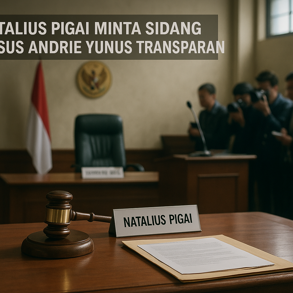 Natalius Pigai Minta Sidang Kasus Andrie Yunus Transparan: Biar Publik Bisa Ikuti Perkembangan