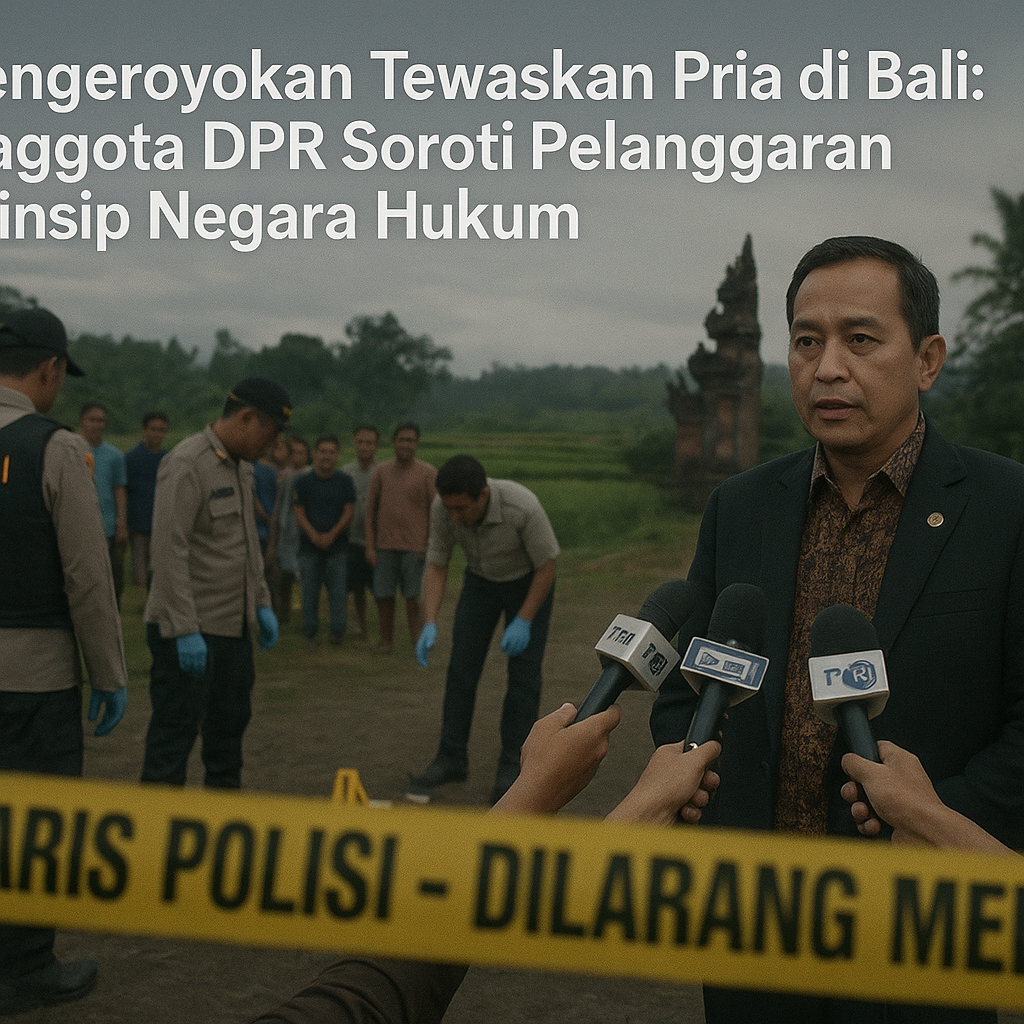 Pengeroyokan Tewaskan Pria di Bali: Anggota DPR Soroti Pelanggaran Prinsip Negara Hukum
