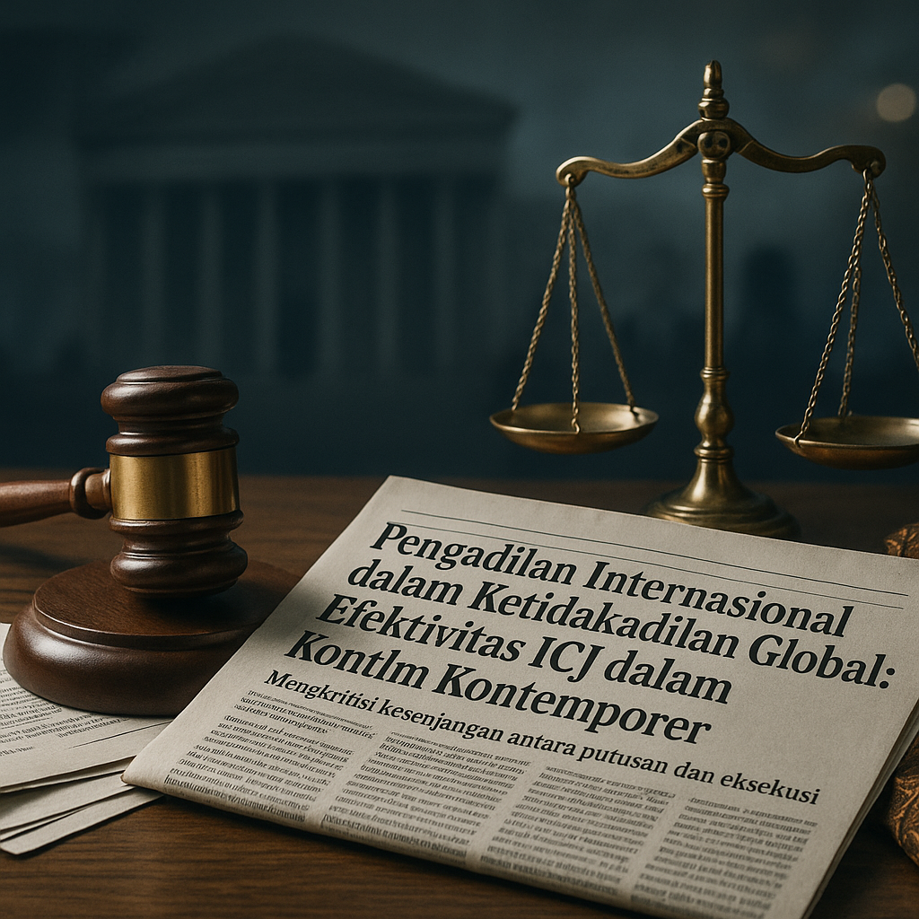 Pengadilan Internasional dalam Ketidakadilan Global: Efektivitas ICJ dalam Konflik Kontemporer