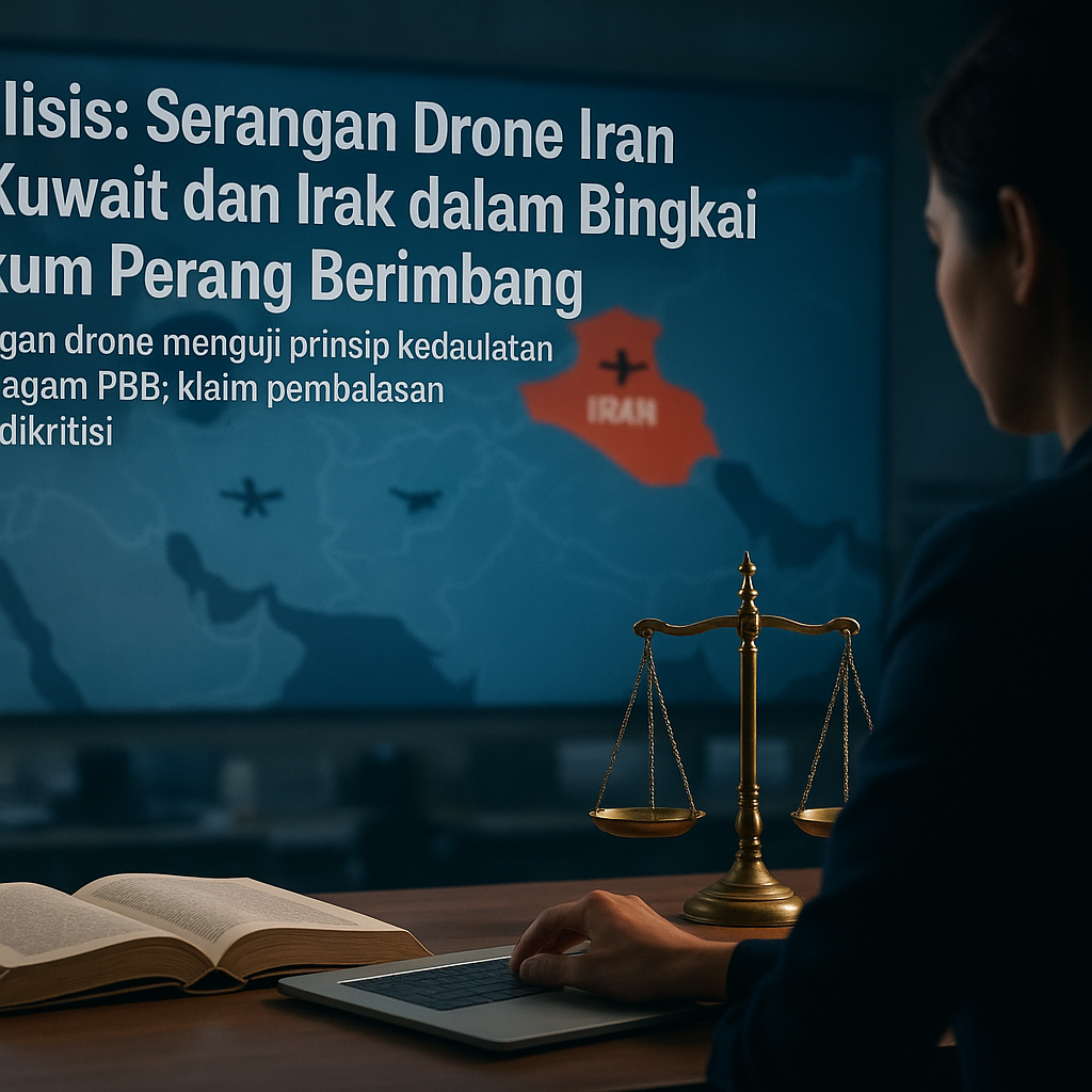 Analisis: Serangan Drone Iran ke Kuwait dan Irak dalam Bingkai Hukum Perang Berimbang