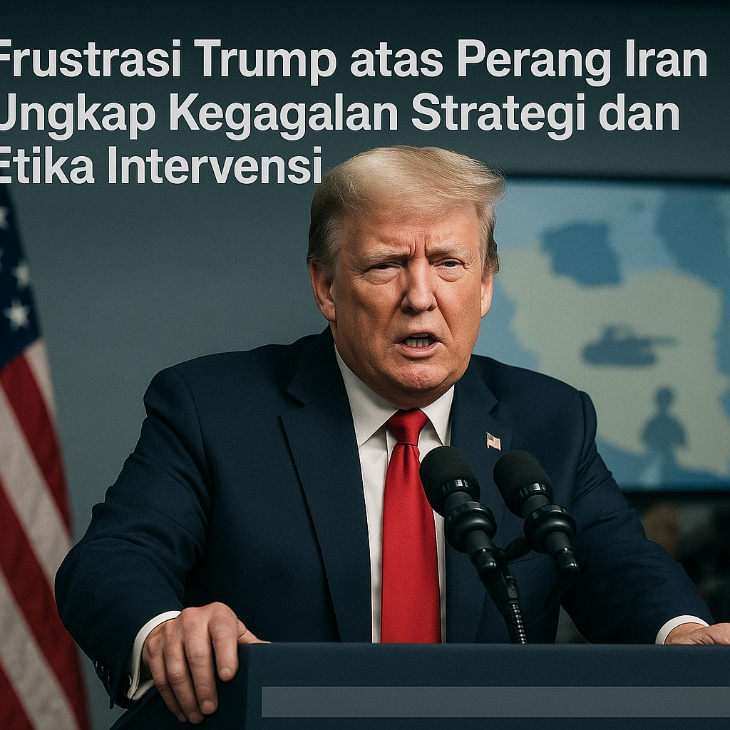Frustrasi Trump atas Perang Iran Ungkap Kegagalan Strategi dan Etika Intervensi