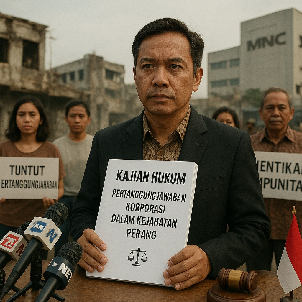 Kajian Hukum: Pertanggungjawaban Korporasi dalam Kejahatan Perang di Wilayah Konflik