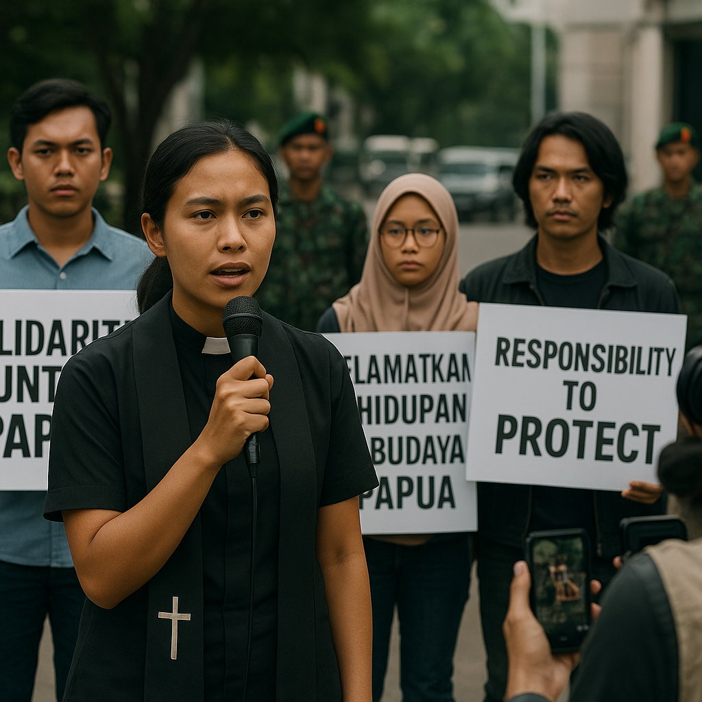 Aktivis Mahasiswa Teologi Serukan Aksi Solidaritas Papua, Soroti Ancaman 'Kepunahan' dan Dominasi Militer