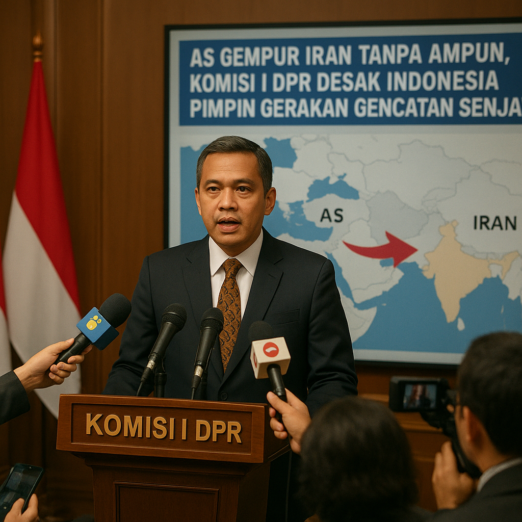 AS Gempur Iran tanpa Ampun, Komisi I DPR Desak Indonesia Pimpin Gerakan Gencatan Senjata