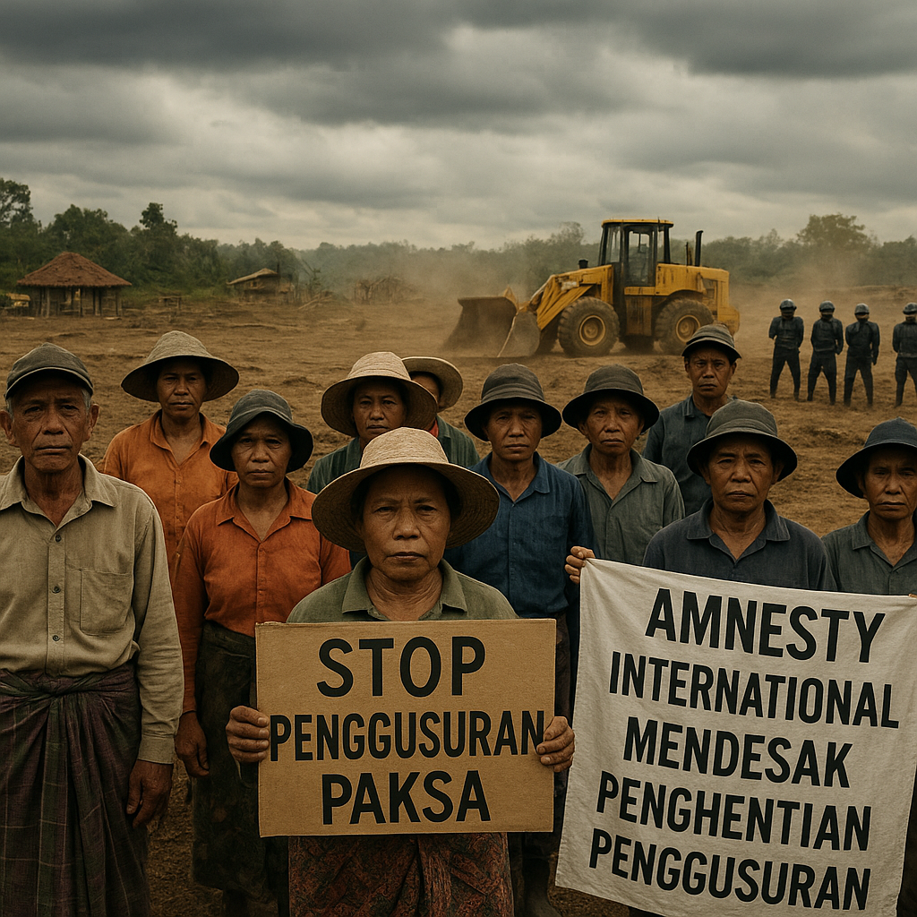 Amnesty International Desak Penghentian Penggusuran Paksa Petani Luwu Timur untuk Proyek Strategis Nasional