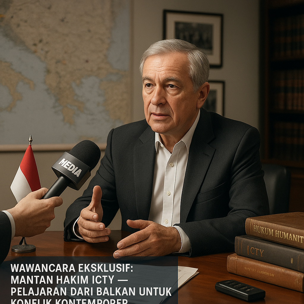 Wawancara Eksklusif dengan Mantan Hakim ICTY: Pelajaran Hukum Humaniter dari Perang Balkan untuk Konflik Kontemporer