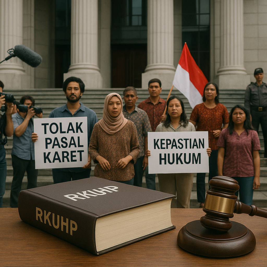 RKUHP dan Pasal-Pasal Karet: Ancaman terhadap Prinsip Legalitas dan Kepastian Hukum dalam Demokrasi