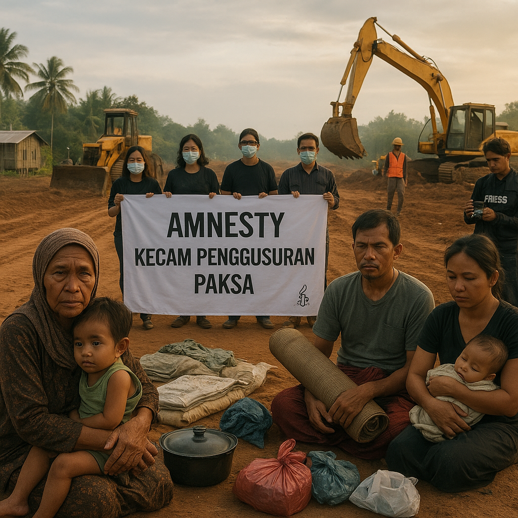 Amnesty Kecam Penggusuran Paksa untuk PSN di Luwu Timur: Pembangunan Strategis versus Pemenuhan HAM