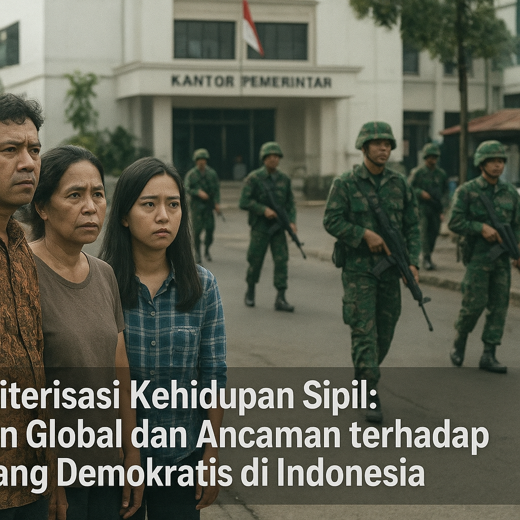 Militerisasi Kehidupan Sipil: Tren Global dan Ancaman terhadap Ruang Demokratis di Indonesia