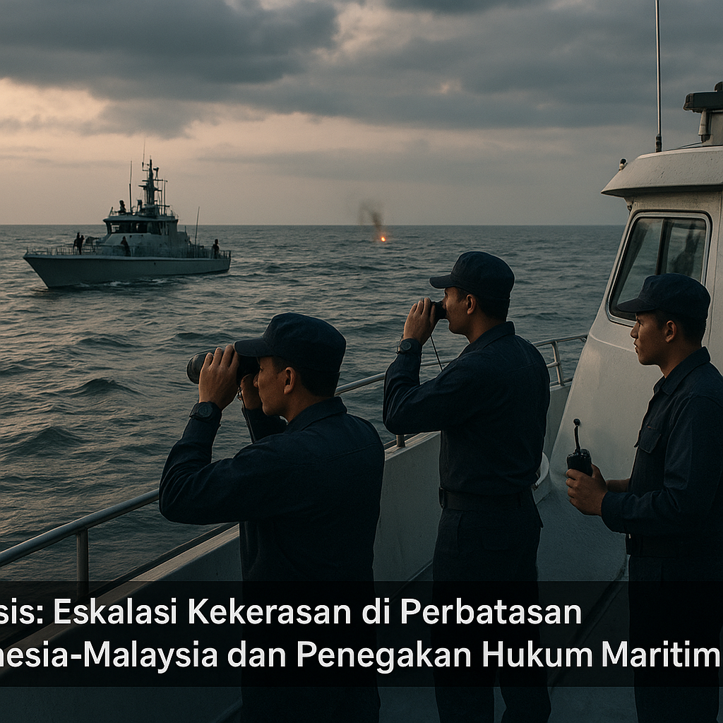 Analisis: Eskalasi Kekerasan di Perbatasan Indonesia-Malaysia dan Penegakan Hukum Maritim