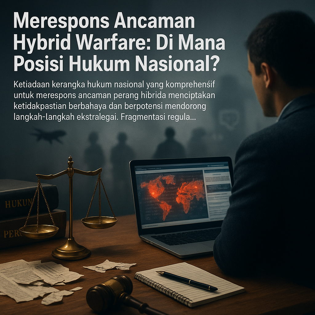 Merespons Ancaman Hybrid Warfare: Di Mana Posisi Hukum Nasional?