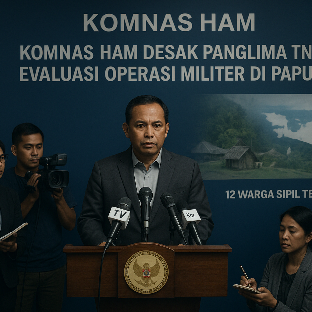 Komnas HAM Desak Panglima TNI Evaluasi Operasi Militer di Papua Setelah 12 Warga Sipil Tewas