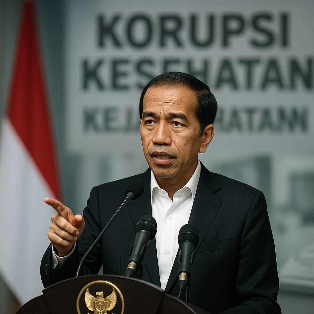 Jokowi Soroti Korupsi di Sektor Kesehatan: 'Ini Kejahatan terhadap Kemanusiaan'