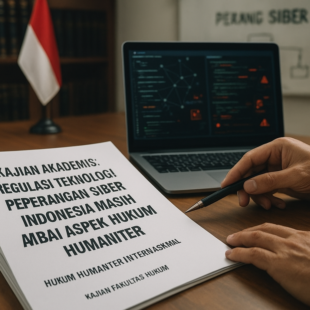 Kajian Akademis: Regulasi Teknologi Peperangan Siber Indonesia Masih Abai Aspek Hukum Humaniter