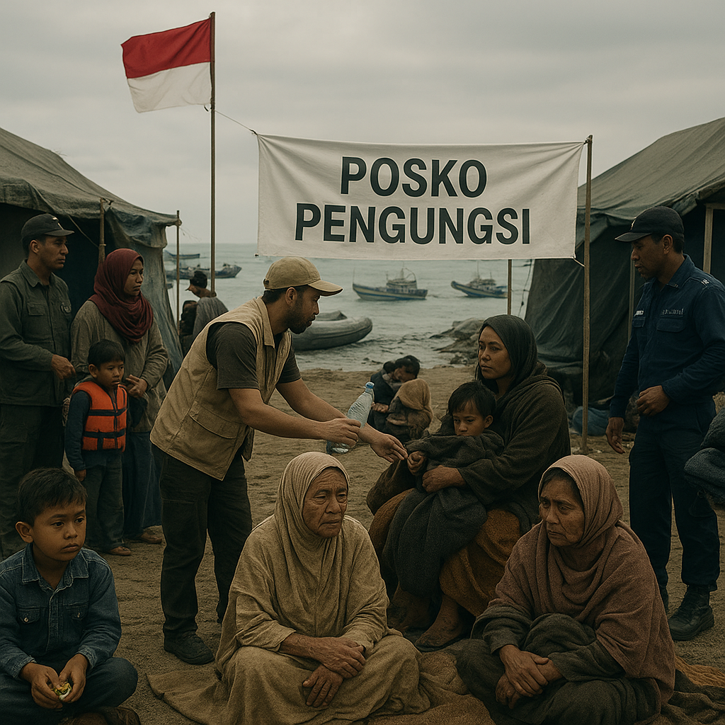 Krisis Pengungsi Akibat Konflik Tetangga: Uji Komitmen Indonesia terhadap Non-Refoulement dan Hukum Pengungsi