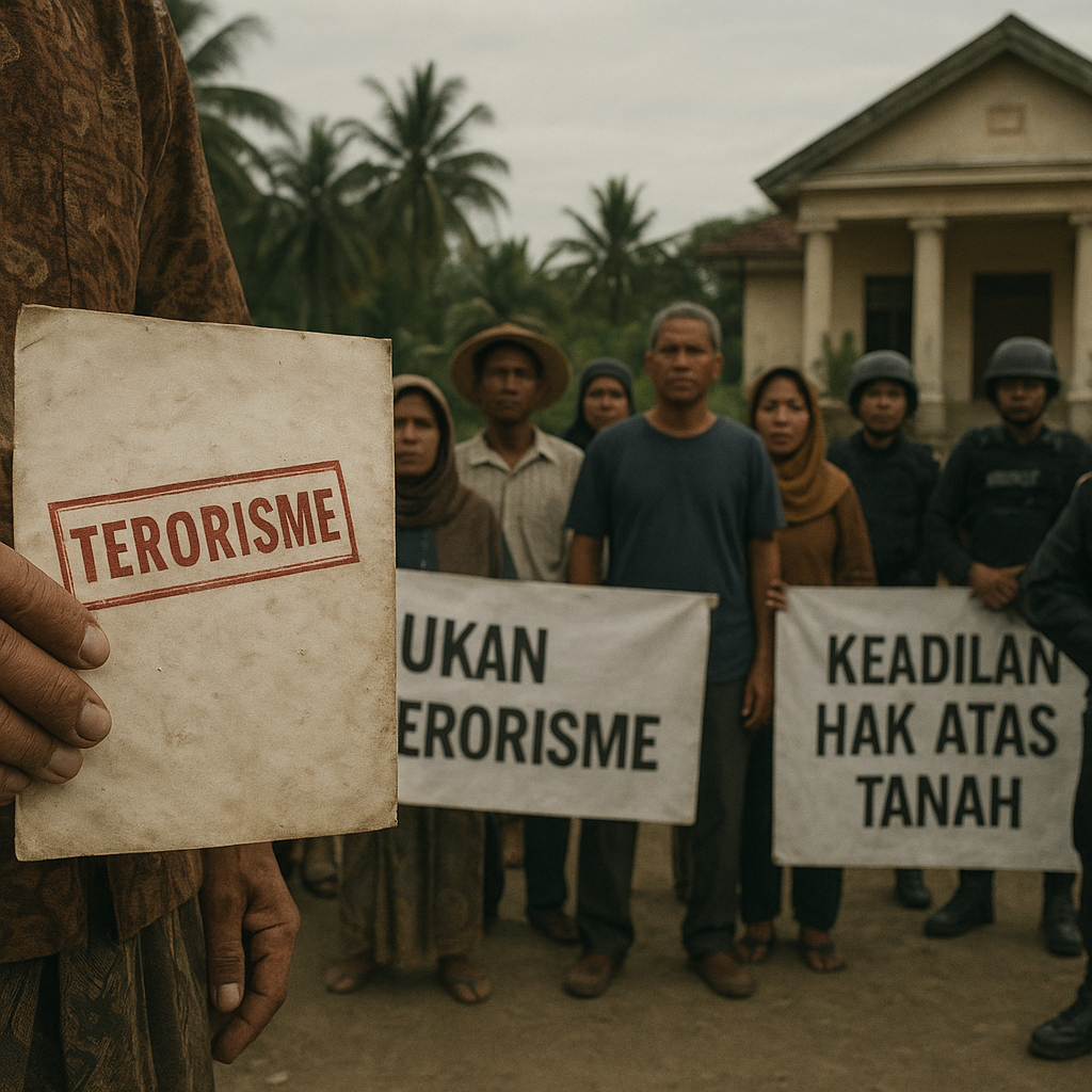 Analisis: Politisasi Istilah 'Terorisme' dalam Penanganan Konflik Agraria Melemahkan Fondasi Negara Hukum