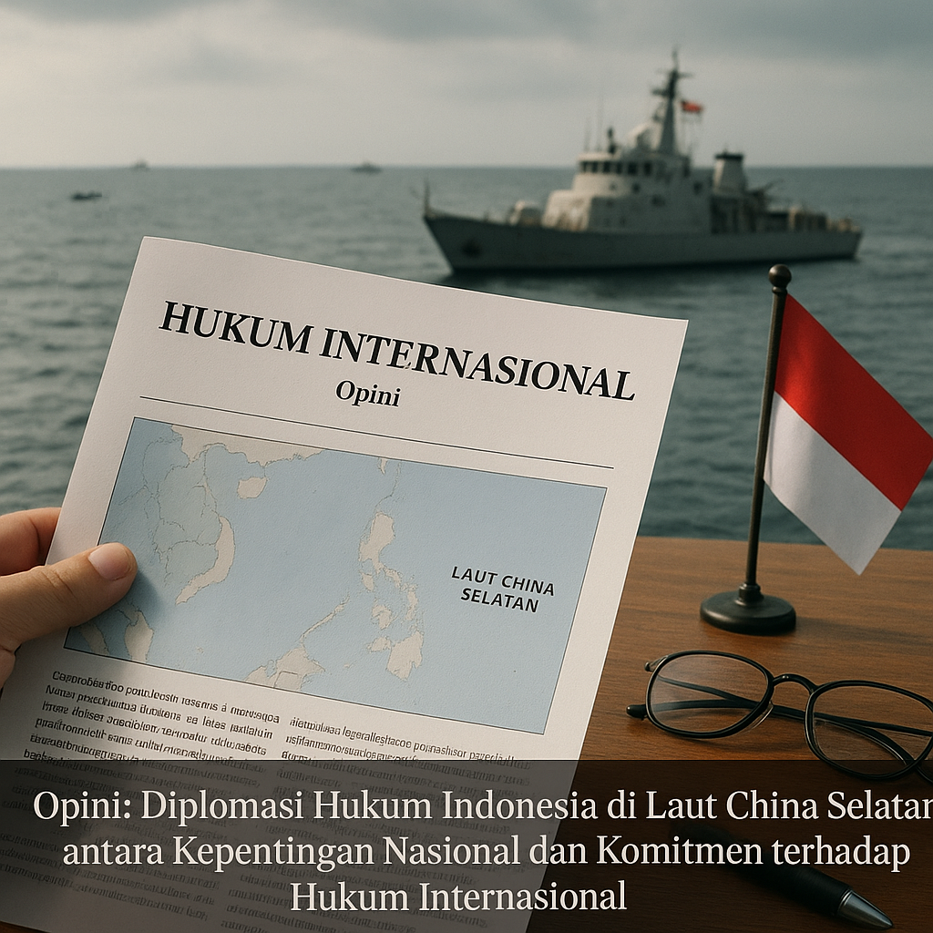 Opini: Diplomasi Hukum Indonesia di Laut China Selatan antara Kepentingan Nasional dan Komitmen terhadap Hukum Internasional