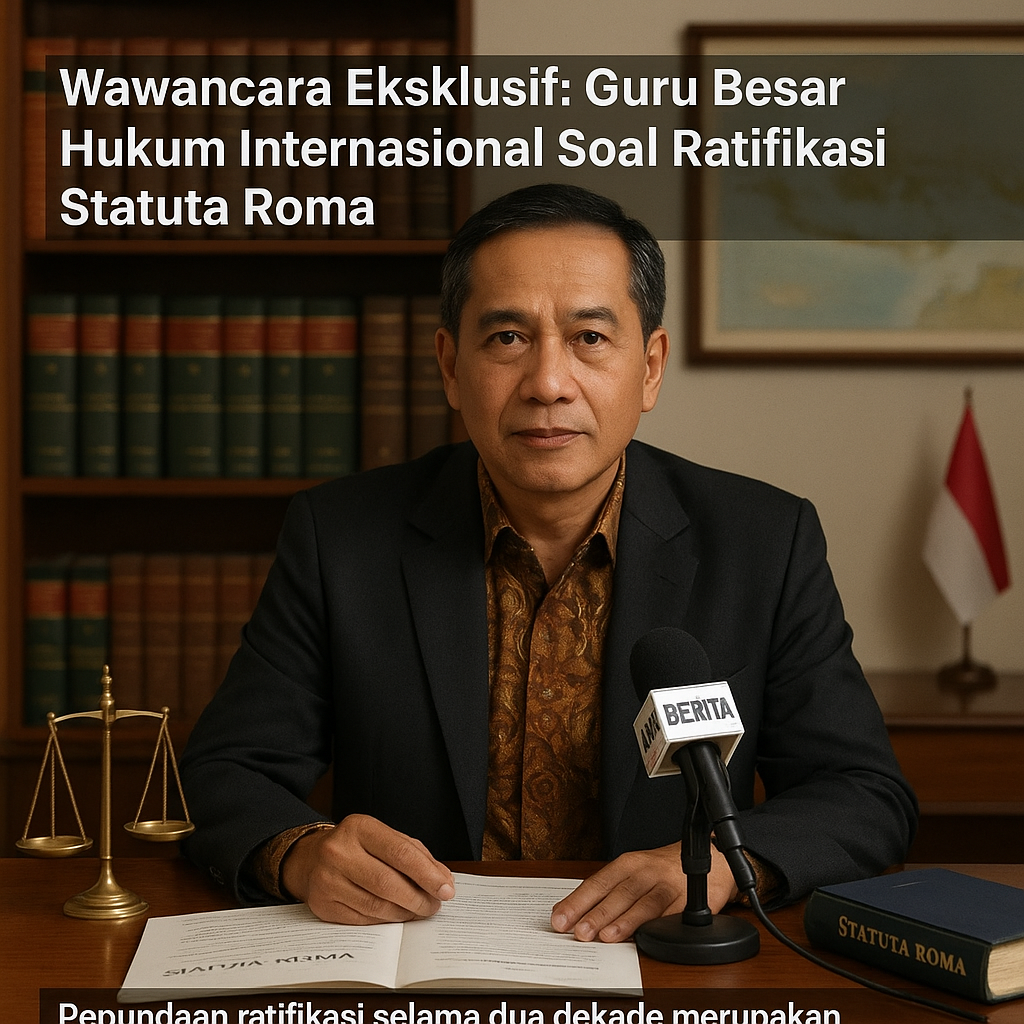 Wawancara Eksklusif: Guru Besar Hukum Internasional Soal Ratifikasi Statuta Roma