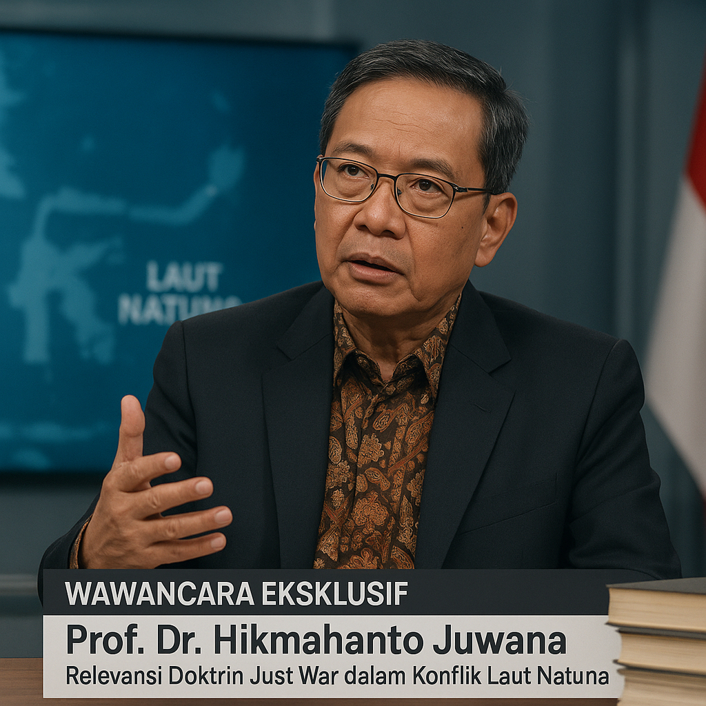 Wawancara Eksklusif: Prof. Dr. Hikmahanto Juwana Tentang Relevansi Doktrin Just War dalam Konflik Laut Natuna