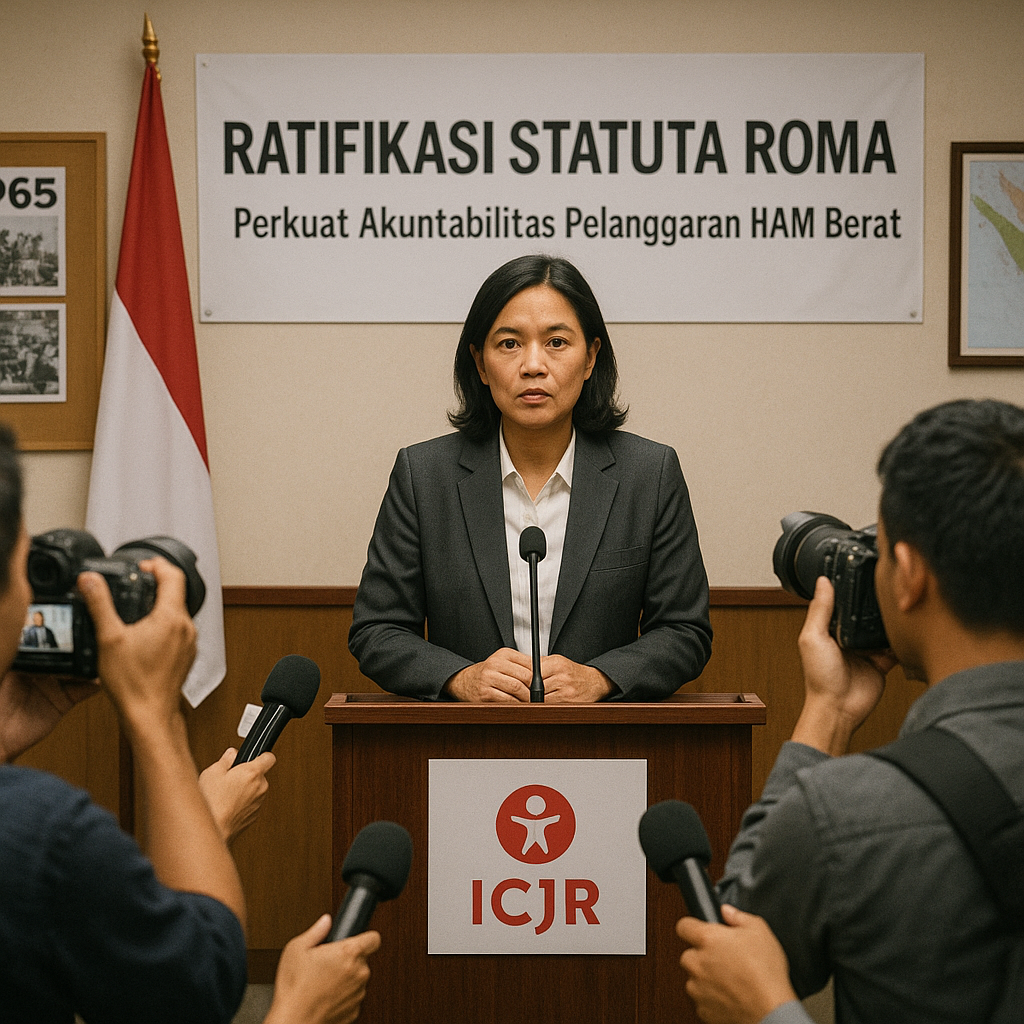 ICJR: Ratifikasi Statuta Roma Penting untuk Perkuat Akuntabilitas Pelanggaran HAM Berat di Indonesia