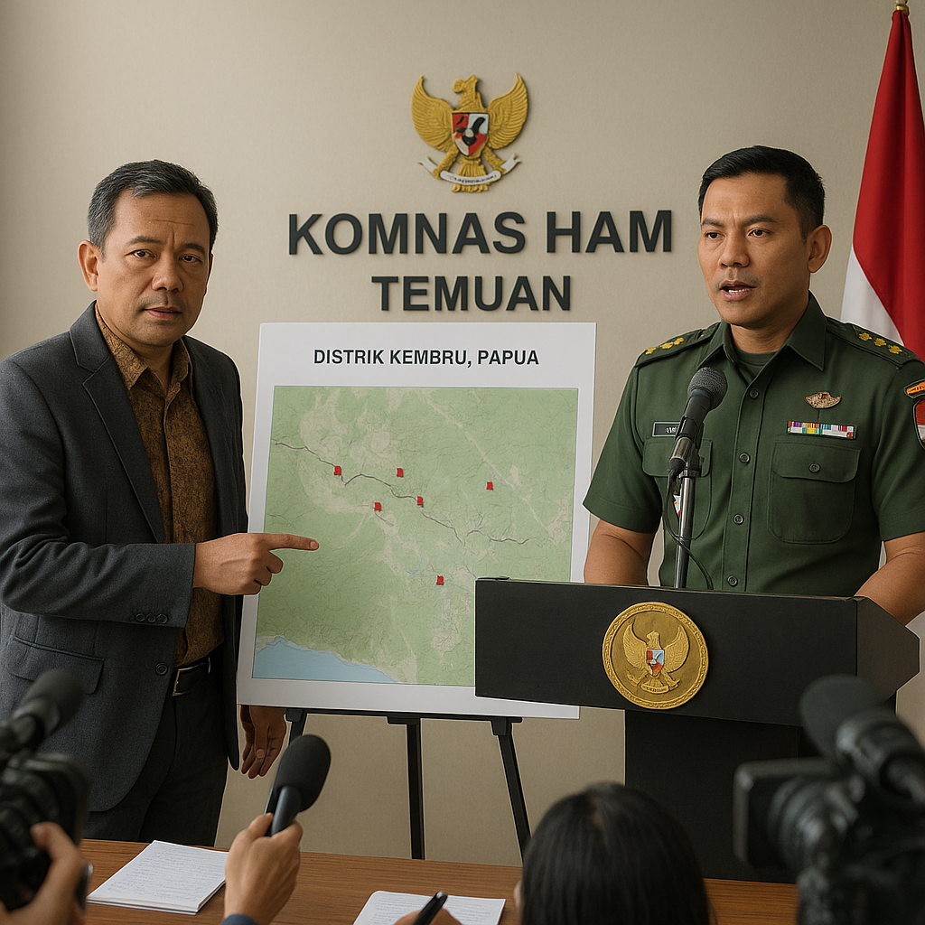 Komnas HAM Ungkap Temuan Baru Soal Peristiwa di Distrik Kembru, Koops TNI Habema Angkat Bicara